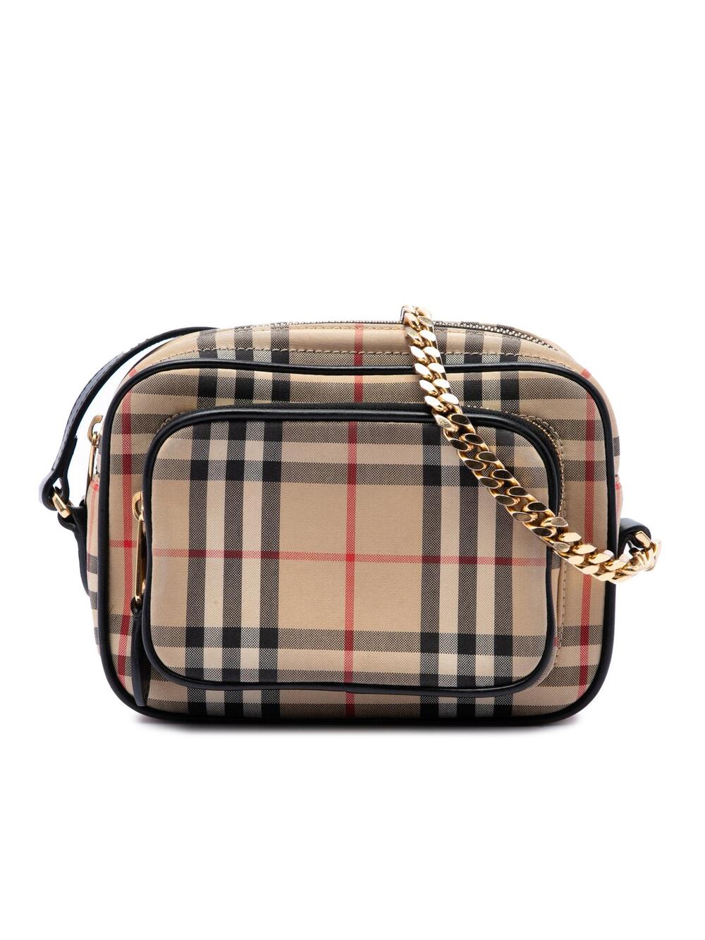 Burberry House Check Canvas Camera Bag #374414B47B